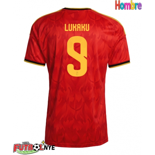 Camiseta Bélgica Romelu Lukaku #9 Primera Equipación Mundial 2026 manga corta